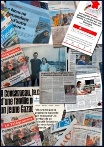 Revue de presse consacrée à la mobilisation pour la famille Al Rayyes