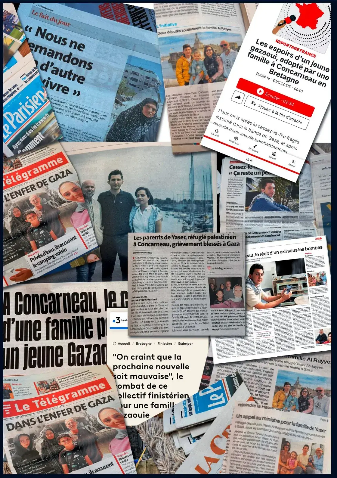 Press review dedicated to the mobilization for the Al Rayyes family