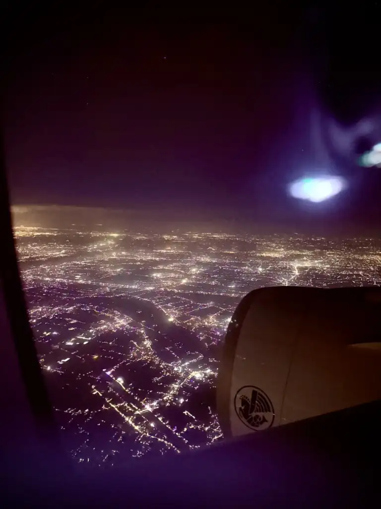 Vue nocturne du Caire