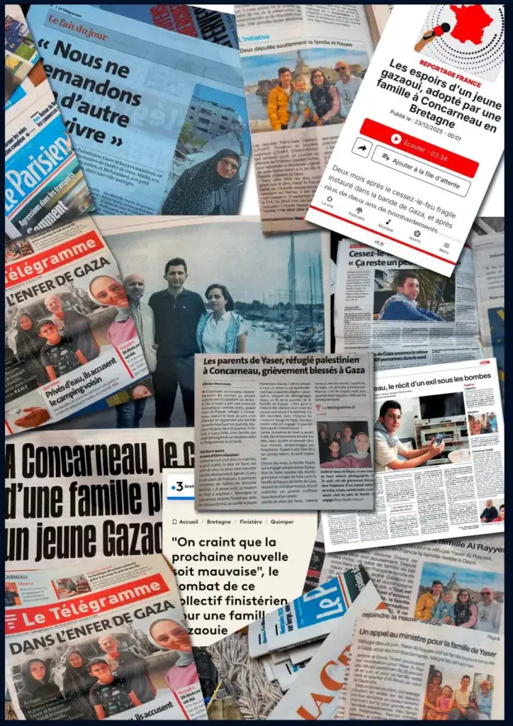 Revue de presse consacrée à la mobilisation pour la famille Al Rayyes